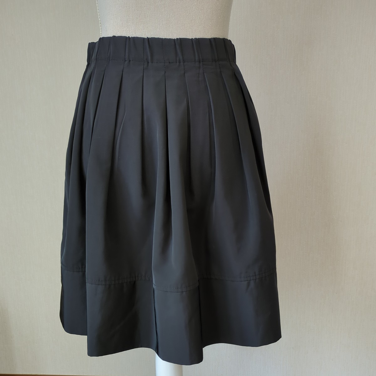 RIBBON DRESS/リボンドレス/芦屋グレイス★黒　ギャザースカート