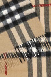 AW22 новый товар burberry Burberry вышивка Logo кашемир шарф muffler Scotland производства Burberry muffler в клетку кашемир muffler 