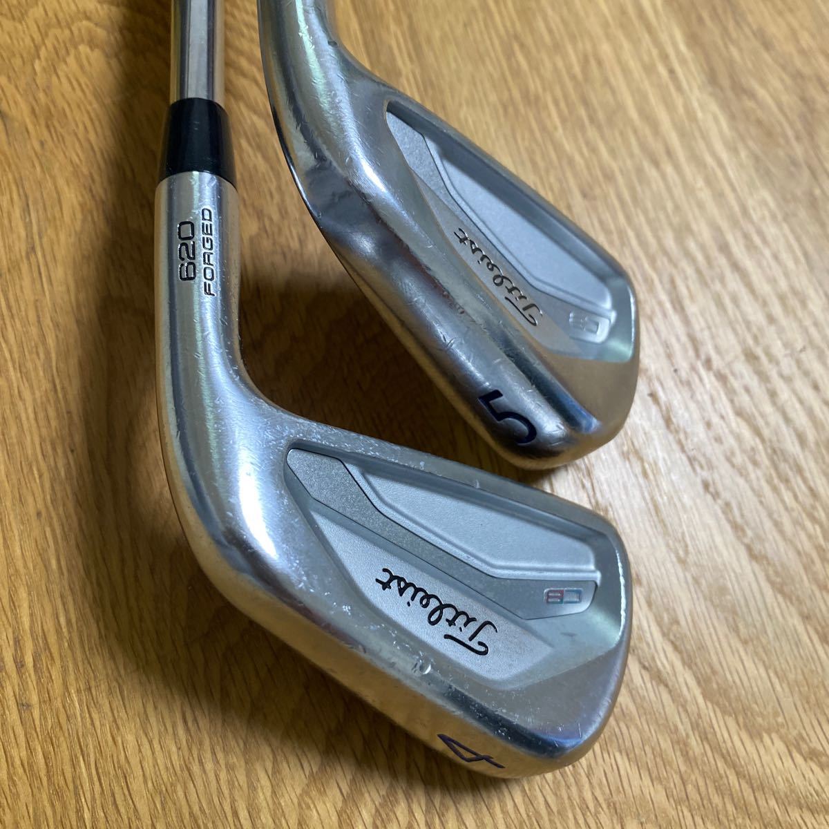 タイトリスト Titleist CB Xシャフト 4,5,6,7,8,9,P. 7本セット_画像2