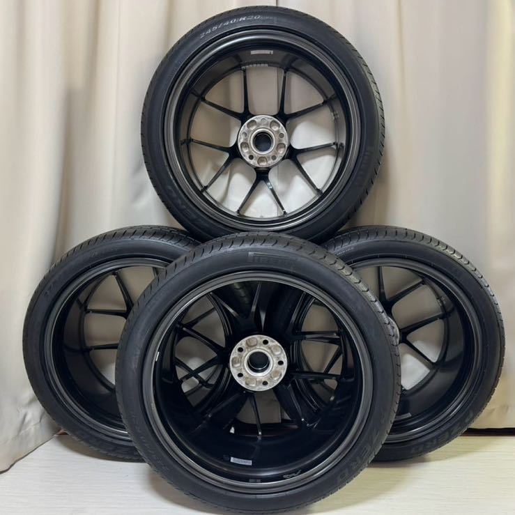 BBS RI-Dホイール タイヤ4本セット（DB） BBSホログラムステッカー付き(年式が新しい) RI030x2 RI076x2 PIRELLI245/40R20 275/35R20の画像6