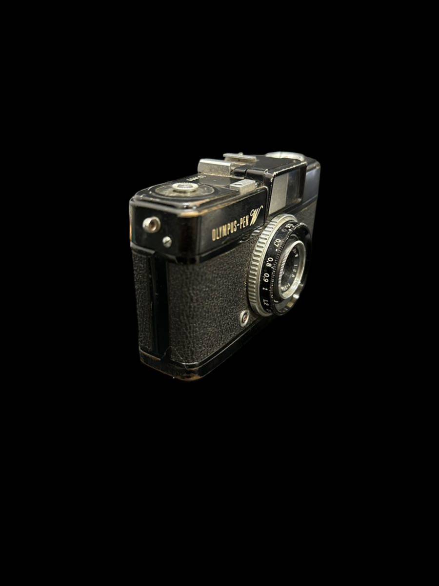 OLYMPUS PEN W E.Zuiko-W 25mm 1:2.8 コンパクトフィルムカメラ 現状品 オリンパス _画像3