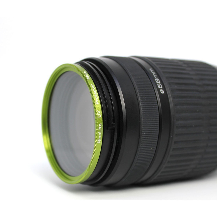フィルター径:72mm UVフィルター ライム 枠 カメラレンズ保護 フィルターをはめてレンズキャップの取り付けok レンズプロテクト_画像5