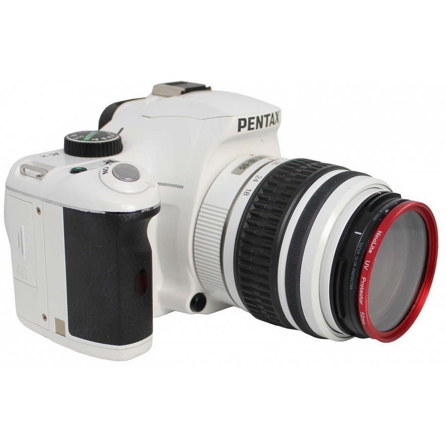 フィルター径:58mm UVフィルター 赤 枠 レッド カメラレンズ保護 フィルターをはめてレンズキャップの取り付けok レンズプロテクト_画像4