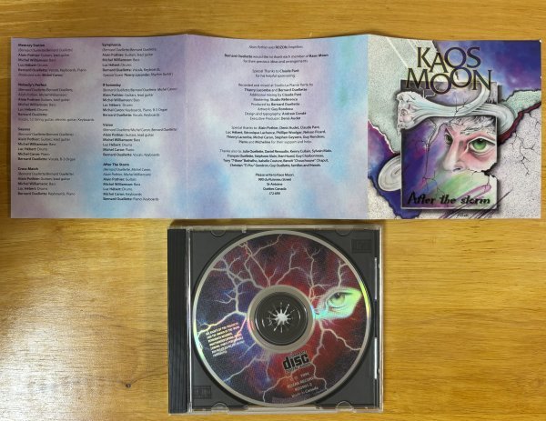 ◎KAOS MOON / After the Storm( 1st :加産Melodic Symphonic Rock/VISIBLE WIND/Bernard Ouellette)※加盤CD【KOZAK KO2501-2】1994年発売_画像4