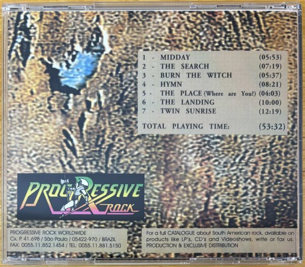 ◎DOGMA / Twin Sunrise ( ブラジル産 Sympho / 90年代Top Class/必聴 ) ※ブラジル盤CD【PROGRESSIVE ROCK WORLDWIDE PRW 019】1995年発売_画像2