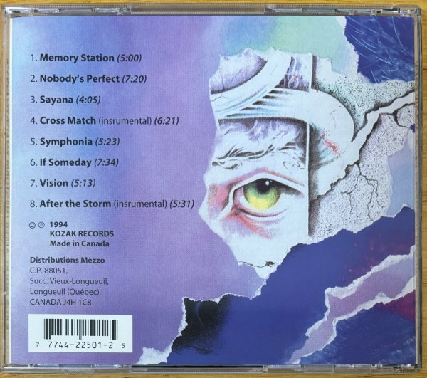 ◎KAOS MOON / After the Storm( 1st :加産Melodic Symphonic Rock/VISIBLE WIND/Bernard Ouellette)※加盤CD【KOZAK KO2501-2】1994年発売_画像2