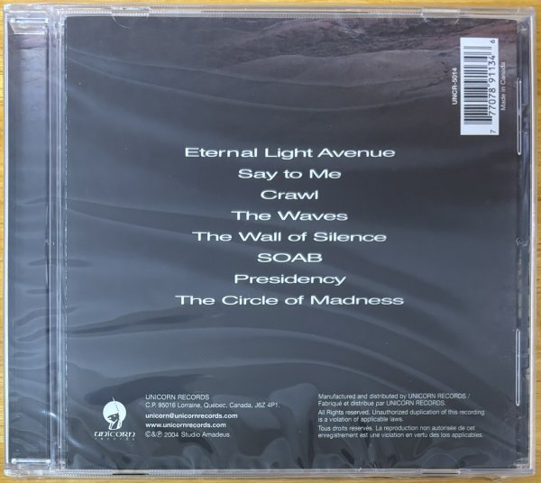 ◎KAOS MOON / The Circle Of Madness ( 2nd : 加Melodic/Sympho/VISIBLE WIND)※ 加盤CD/未開封/未使用【UNICORN / UNCR-5014】2004年発売_画像1