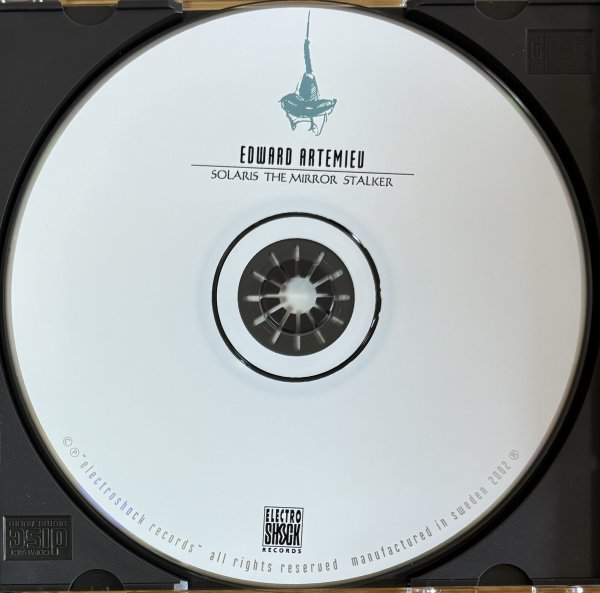 ◎EDWARD ARTEMIEV /Solaris. The Mirror. Stalker(歴史的名三作サントラCompi/露電子音楽巨匠)※露盤CD【ELECTROSHOCK ELCD 012】02年発売_画像6