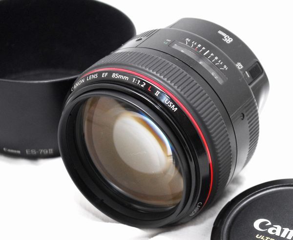 【良品・純正フード等完備】Canon キヤノン EF 85mm F1.2 L II USM　訳あり_画像2