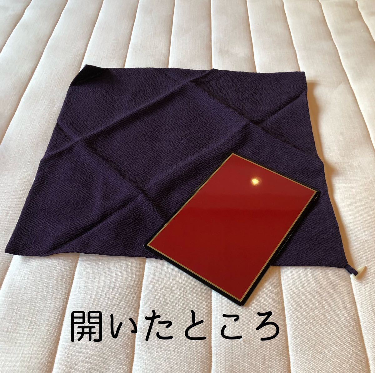 IN3] fukusa pcs attaching fukusa ceremonial occasions purple color tree box 