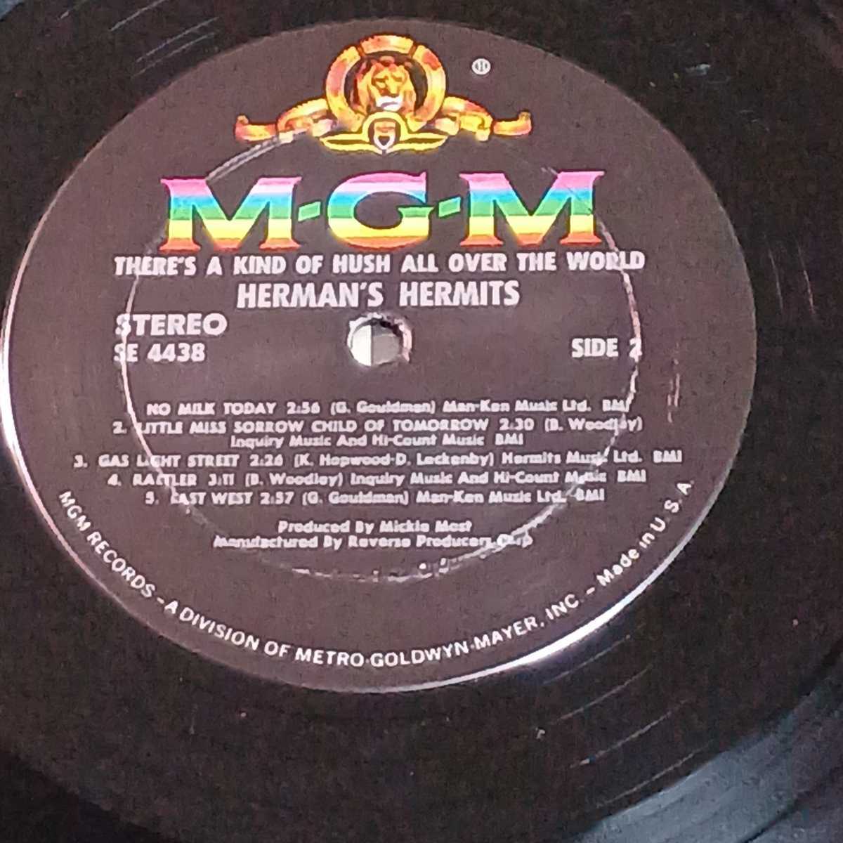 シュリンク付米MGM盤LP★ ハーマンズ・ハーミンツ/Herman's Hermits★1967年5th『There's a Kind of Hush All Over the World』Carpenters_画像7