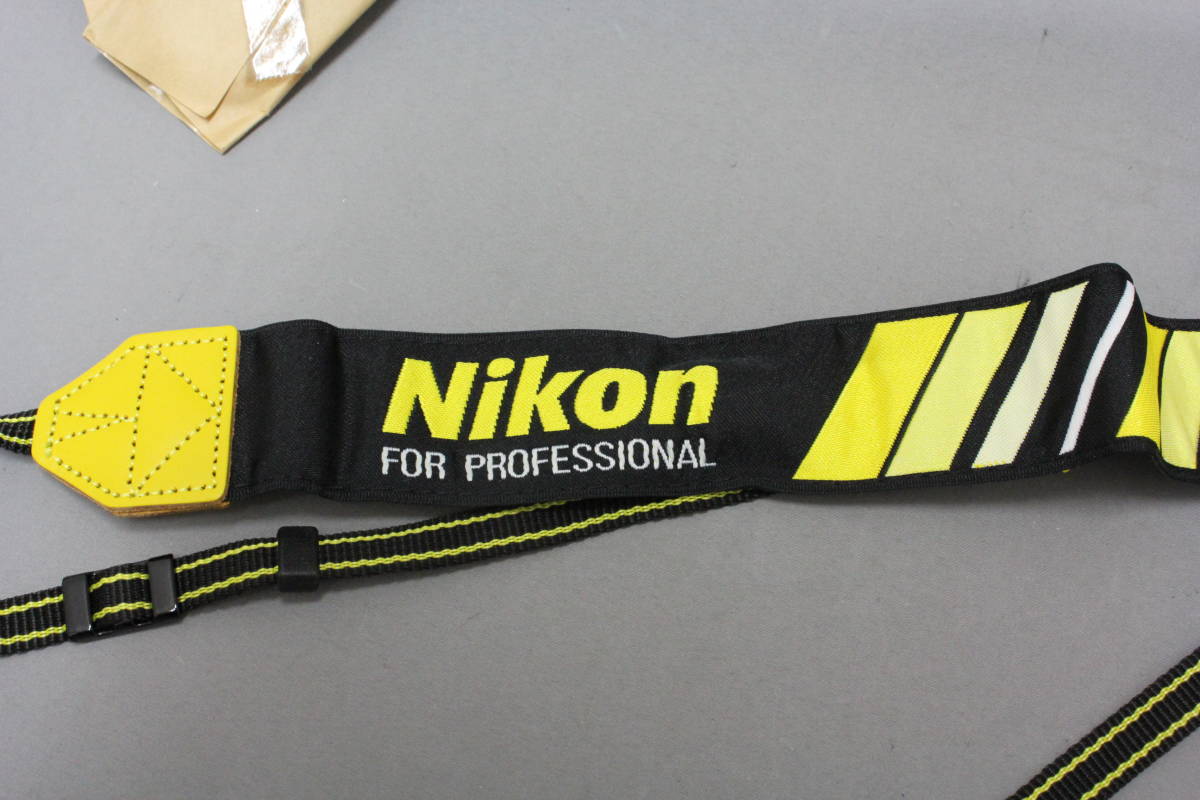 ■アキバカメラ■　ニコン（Nikon）　ストラップ FOR PROFESSIONAL 黒 黄色 　■同梱不可■_画像6