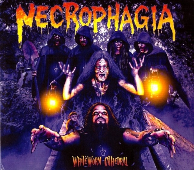 ＊中古CD NECROPHAGIA/WHITE WORM CATHEDRAL 2014年作品7th 米国ホラー/デスメタル SIGHサイメンバー参加 MISFITS PSYCHO MERCYFUL FATE _画像1