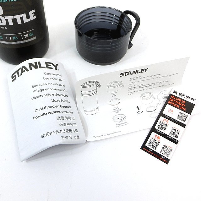 スタンレー STANLEY GO 真空ボトル 0.47L 保温保冷 マグ マットブラック GO BOTTLE 未使用品 箱なし ST-101_画像6