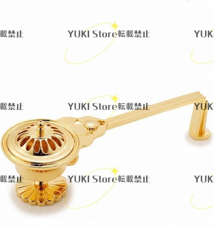 Bibian 比比昂- 密教法具寺院用仏具柄香炉太子型柄香炉真鍮製 Bibian 比比昂- 密教法具寺院用仏具柄香炉太子型柄香炉真鍮製