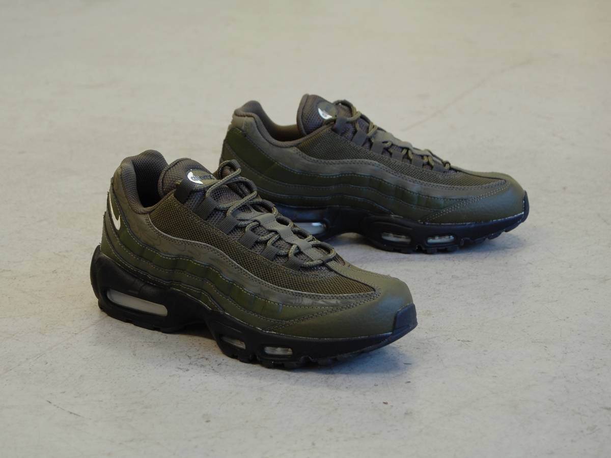 air max 95★US8★検索用,エアマックス,ミリタリー,オリーブ,グリーン,カーキ,ブラック,黒,ソール,ナイロン,カーゴ,限定,アメリカ,海外,USA_画像9