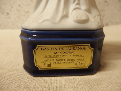 GASTON DE LAGRANGE XO COGNAC ガストン ド ラグランジュ コニャック 750ml/自由の女神 陶器ボトル/高さ39cm程度/未開栓品_画像4