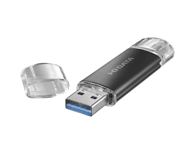 IODATA USBメモリ U3C-STD128G/K 128GB USB3.2 GEN 1USB USB-A＆USB-C 両対応_画像3