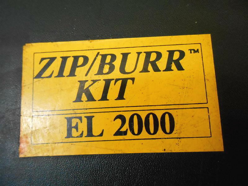 〇 ZIP BURR KIT EL2000 ジップバー キット セット キー溝バーセット ミニスクレーパー 内径スクレーパー ツール バリ取り 面取り No.2952_画像8