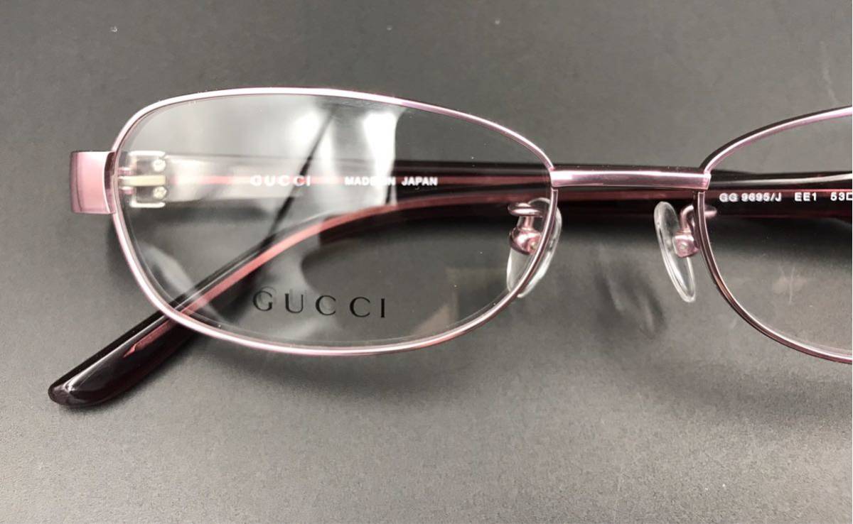[ unused exhibition goods ] Gucci GG 9695/J EE1 53 frame GUCCI made in Japan 