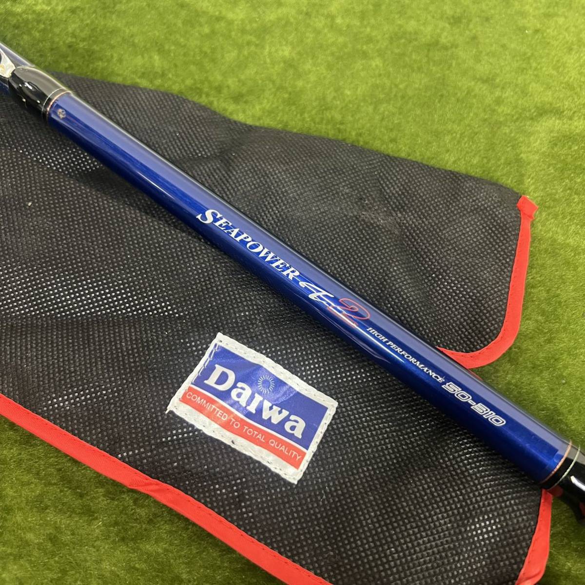 ★☆釣具/釣り道具/釣竿 竿/Daiwa/ダイワ SEA POWER T2 50-310 インターライン/ケース付き_画像1