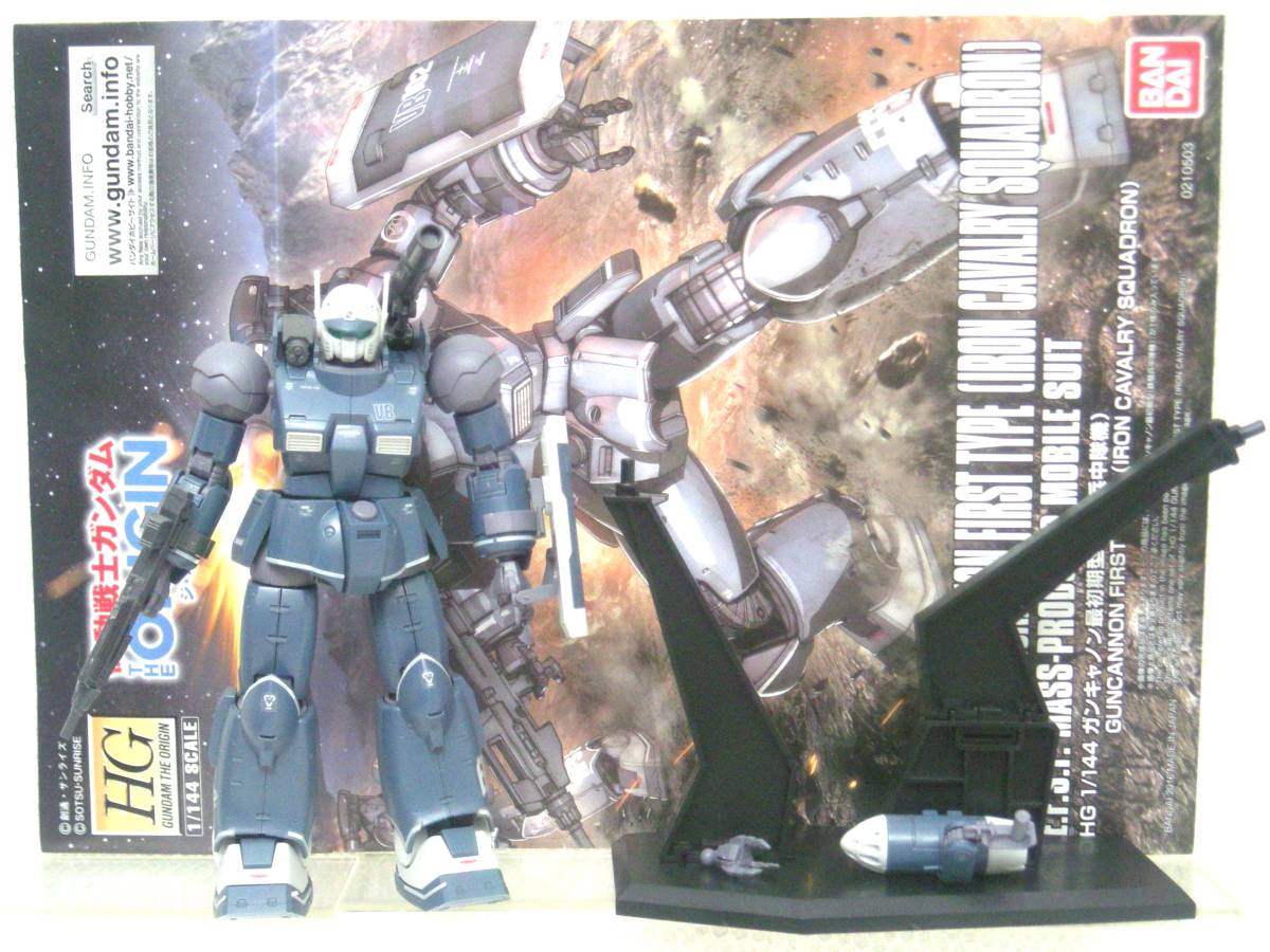 S:1/144 バンダイ HG 機動戦士ガンダム ジ オリジン RCX-76-02 ガンキャノン 最初期型 鉄騎兵中隊機 完成品 GUNDAM THE ORIGIN_画像2