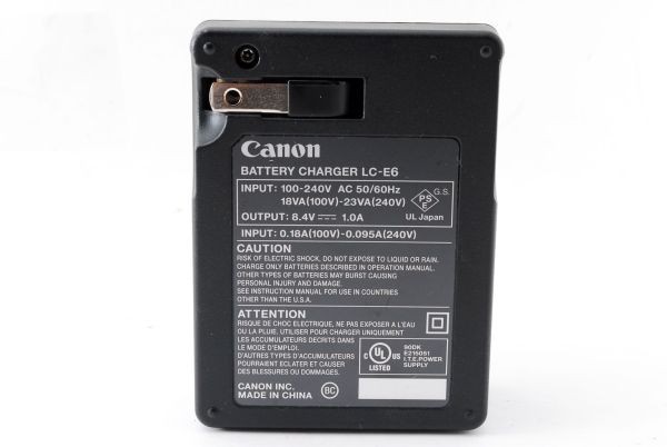 CANON LC-E6 純正充電器　LP-E6　純正バッテリー 670267_画像9