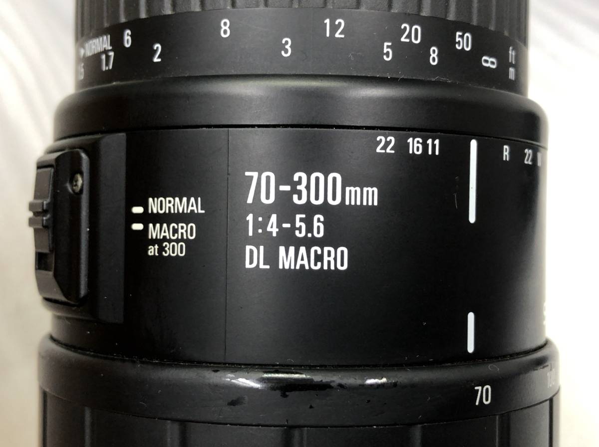 レンズ シグマ SIGMA DL MACRO 70-300mm F4-5.6 キャノン用 FOR CANON AF 23121301の画像2