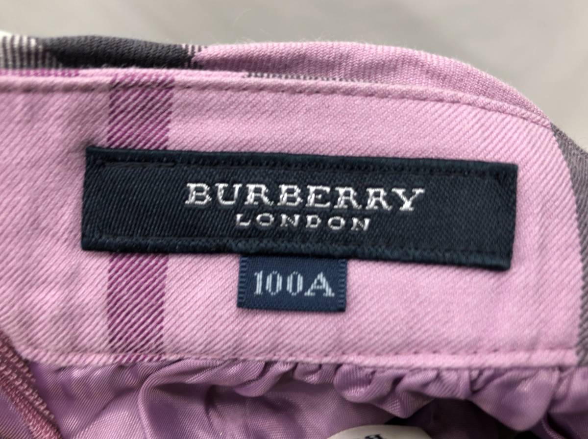 Burberry キッズ スカート チェック 100A ピンク系 子供服 バーバリー 23122102_画像4