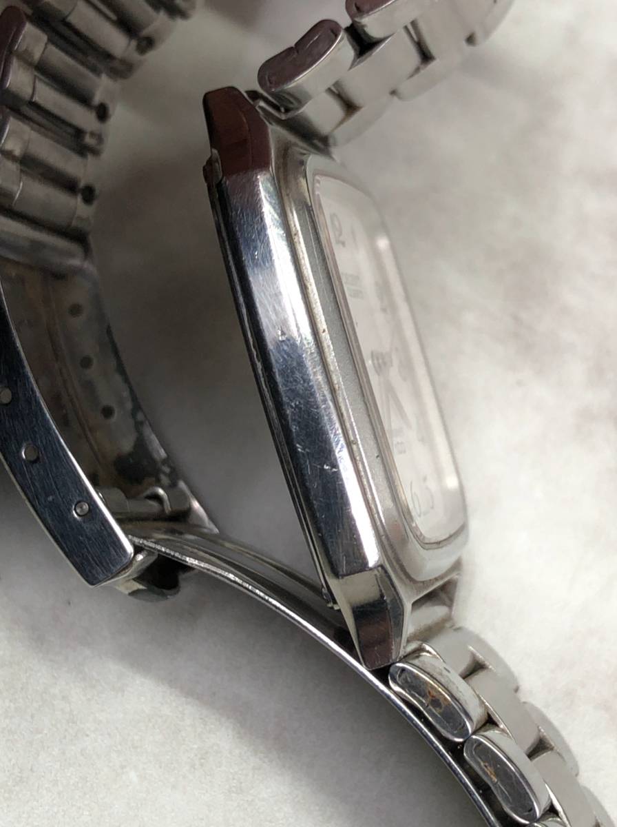 ORIENT SWIMMER 100 クォーツ 腕時計 C253B4-40 メンズ 文字盤ホワイトxシルバーカラー オリエント 不動 動作未確認 23120401_画像3