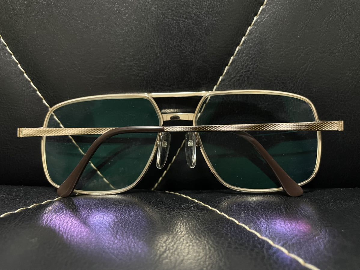 美品 dunhill ダンヒル 6068 40 58□16 135 アイウェア メガネ 眼鏡 老眼鏡 ゴールドフレーム 度入り 紳士_画像7