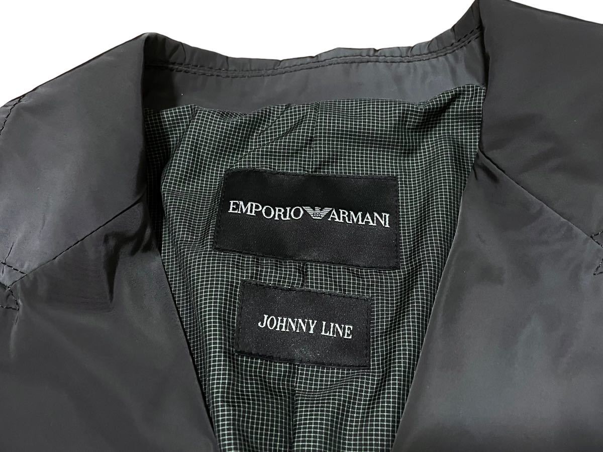 展示品 EMPORIO ARMANI エンポリオアルマーニ JHONNY LINE ジャケット ダブル テーラードジャケット メンズ ジョニーデップ_画像4