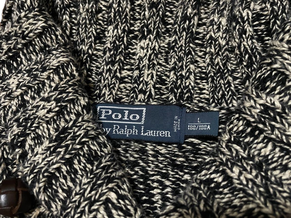 極美品 POLO RALPH LAURE ポロラルフローレン セーター トップス ニット メンズ カジュアル プルオーバー ツイード_画像3