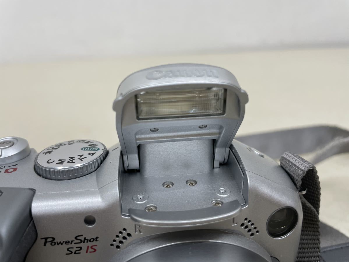 Canon キャノン Power Shot S2 IS キヤノンデジタルカメラ PC1130 デジカメ 取説/ソフトケース付き 動作未確認 ジャンク品_画像4