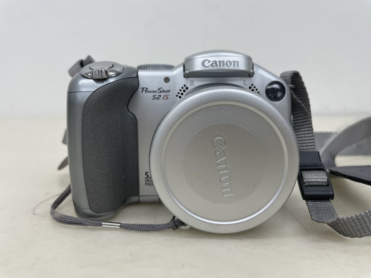 Canon キャノン Power Shot S2 IS キヤノンデジタルカメラ PC1130 デジカメ 取説/ソフトケース付き 動作未確認 ジャンク品_画像2