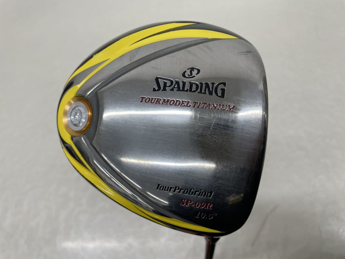 SPALDING スポルティング 10.5° ドライバー SP-09R TourProGrind フレックスR ゴルフ クラブ ツアーモデル ヘッドカバー付き_画像2