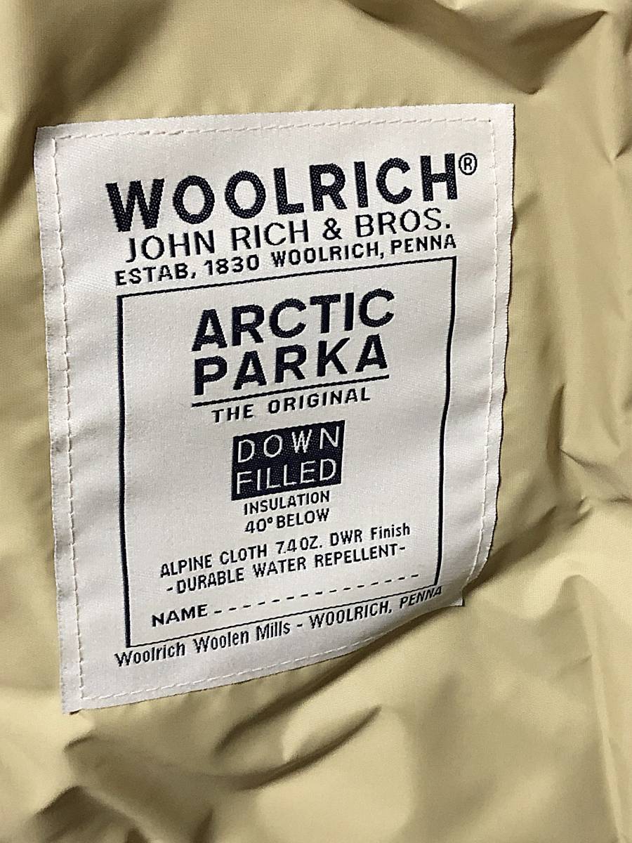 WOOLRICH ARCTIC PARKA ウールリッチ アークティック ダウンジャケット Mサイズ　MADE IN USA_画像4