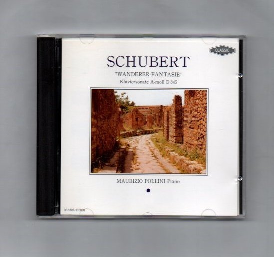 送料無料 シューベルト さすらい人幻想曲、ピアノソナタ第１６番 ポリーニ CD ts030_画像1