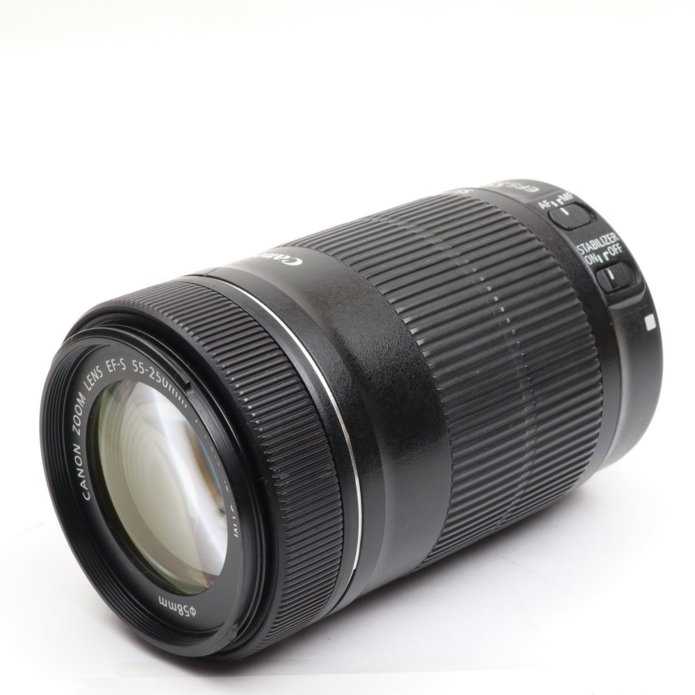 レンズ Canon キヤノン 望遠ズームレンズ EF-S55-250mm F4-5.6 IS STM