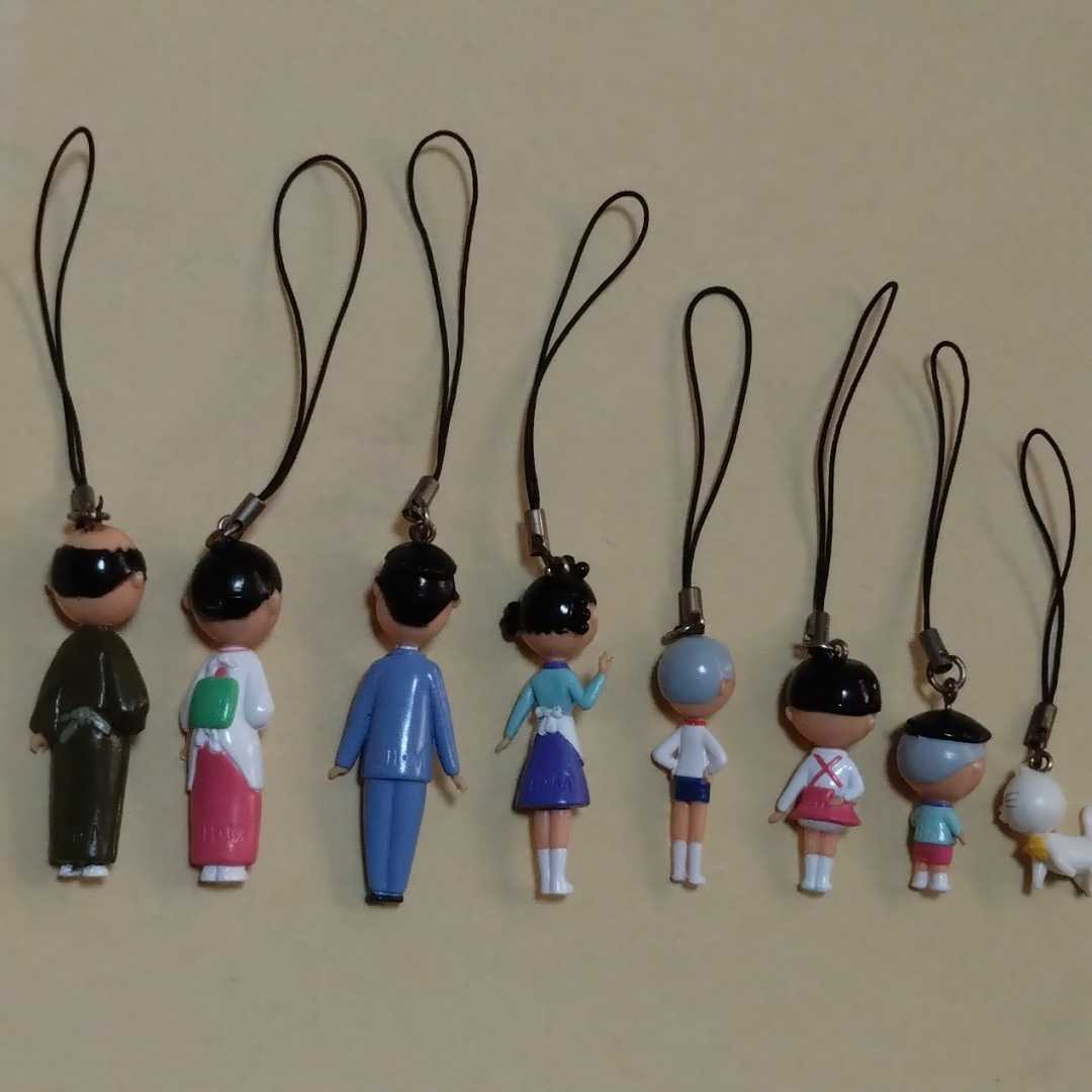 サザエさん フィギュアストラップ 全8種セット 波平 フネ サザエ サザエさん フィギュアストラップ 全8種セット 波平 フネ サザエ
