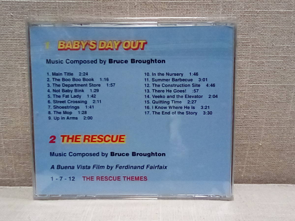  новый товар нераспечатанный младенец. ....Baby\'s Day Out Rescue The Rescue саундтрек CD промо ограничение запись блюз * blow тонн бесплатная доставка 