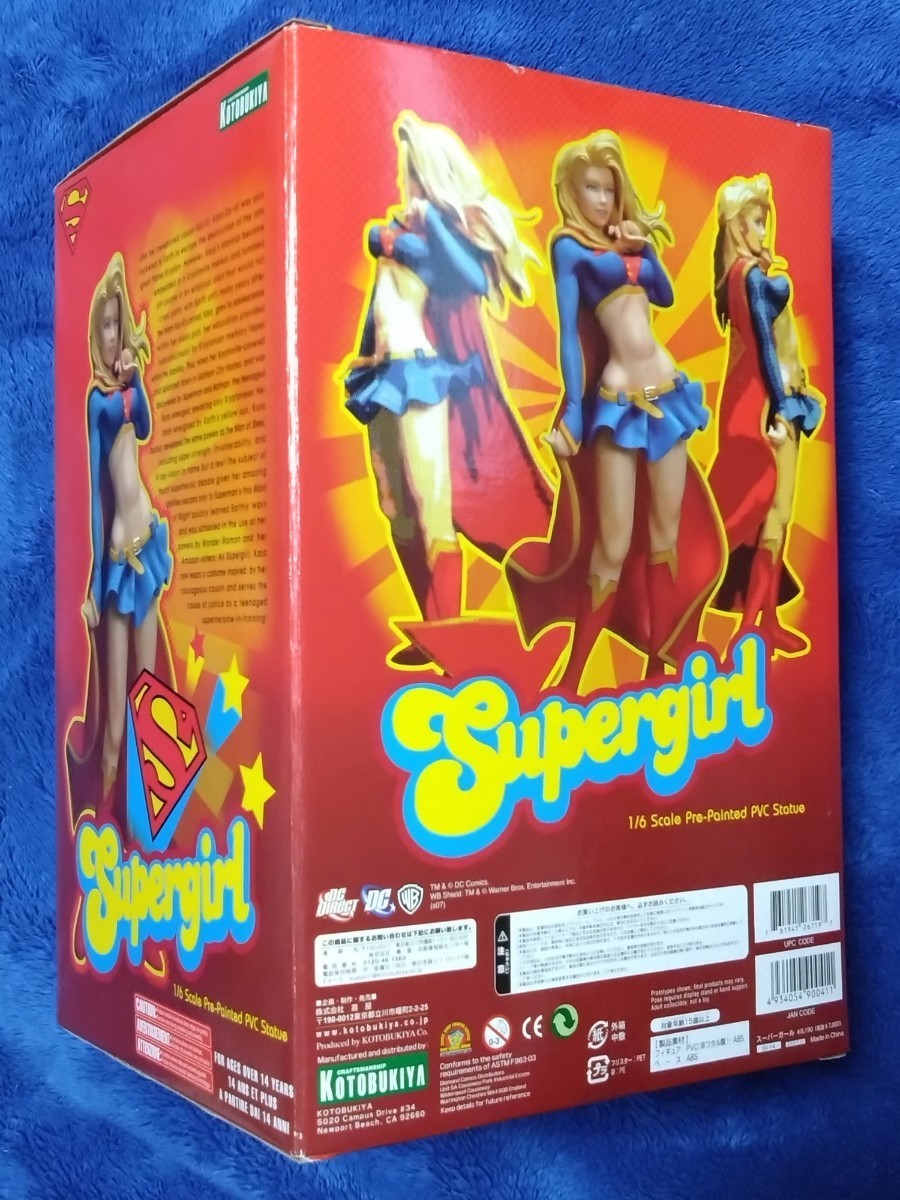 送料無料　スーパーガール　1/6　フィギュア　人形　コトブキヤ　ＡＲＴＦＸ　ＤＣコミックス　「スーパーマン」　Supergirl　新品未使用_画像9