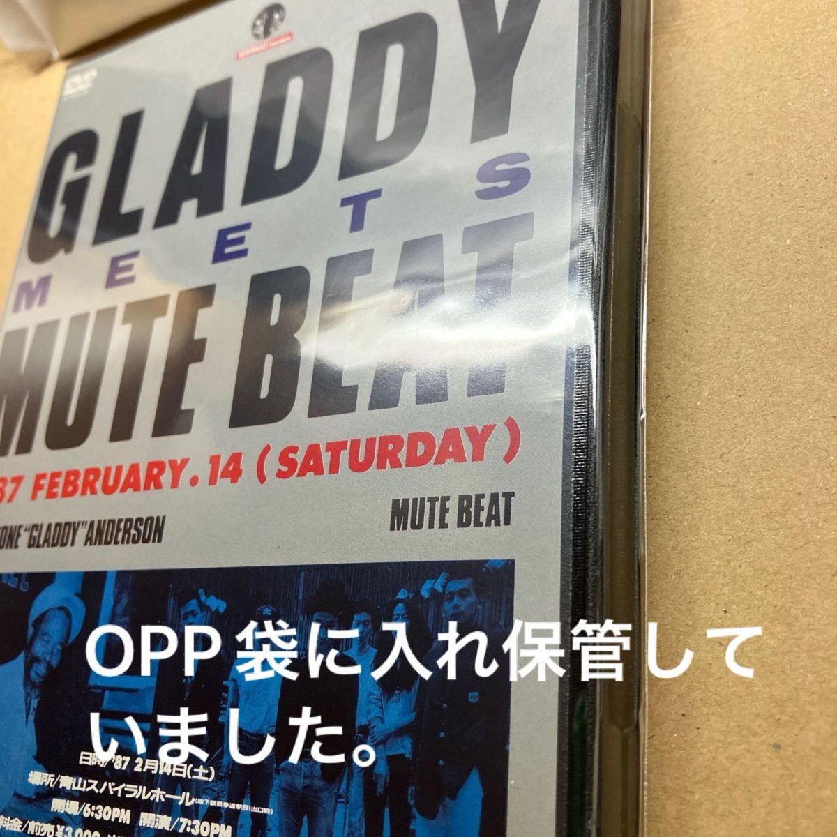 美品【DVD】GLADDY meets MUTE BEAT ミュートビート　1987年ライブ　小玉和文　屋敷豪太　伝説