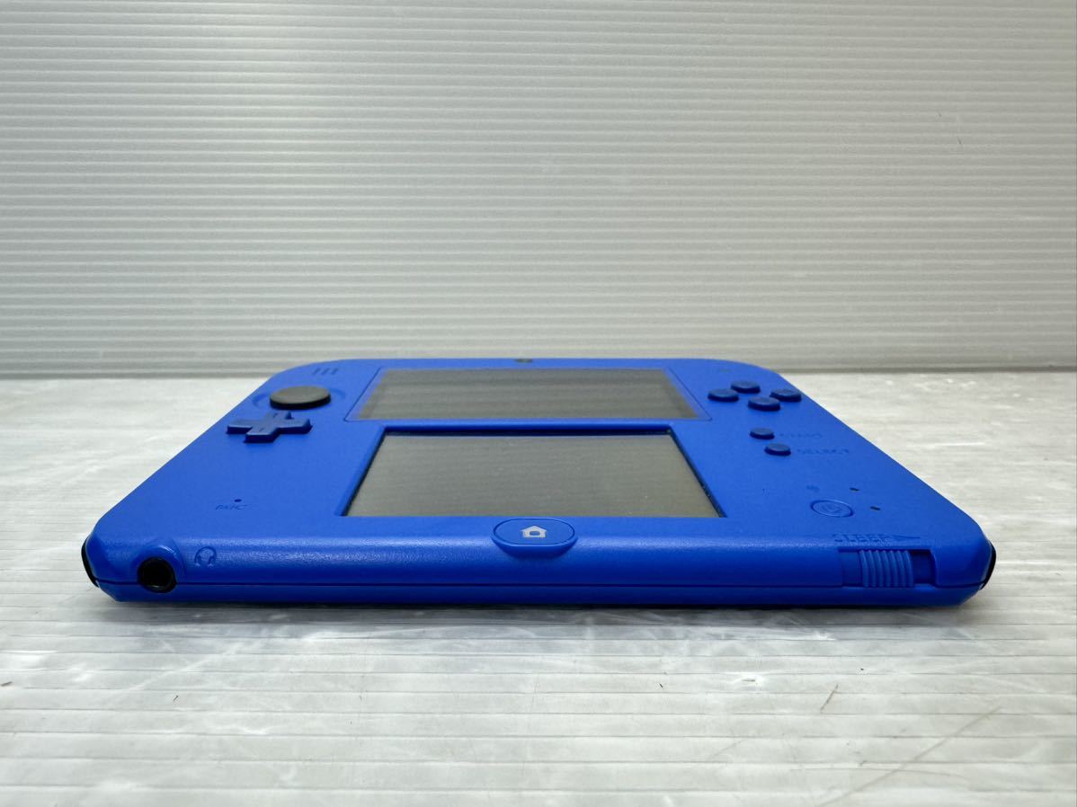 Nintendo 北米版 ニンテンドー2DS (FTR-001) ブルー 本体のみ 付属品なし 海外版 初期化済み 中古動作確認済み_画像5