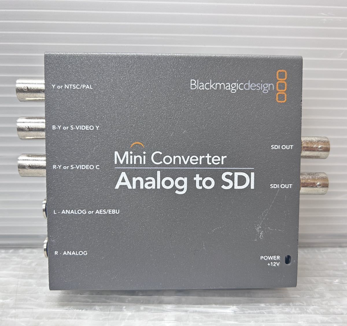 Blackmagicdesign ミニコンバーター Analog to SDI 本体のみ ブラックマジックデザイン ジャンク品_画像1