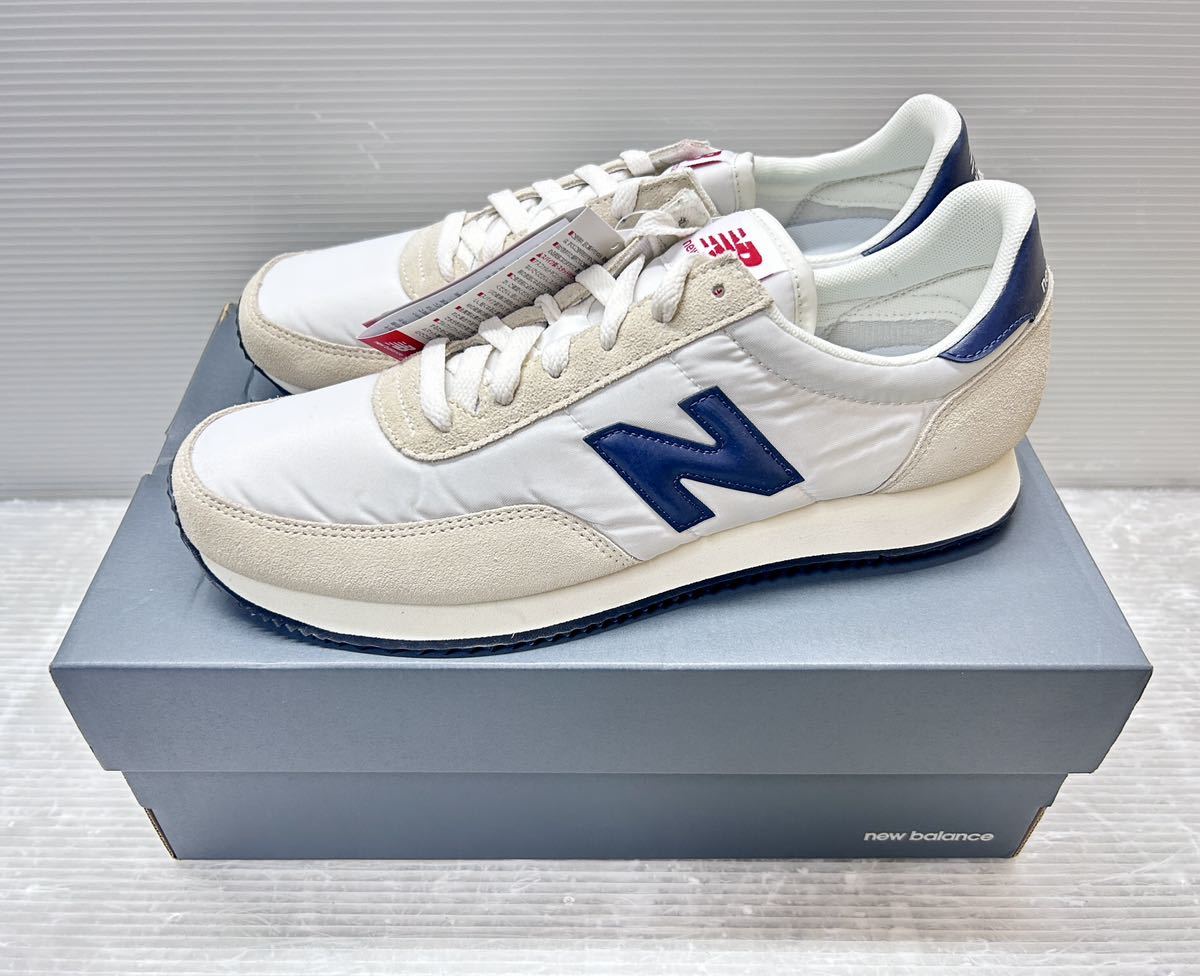 New Balance/ニューバランス スニーカー (UL720CU1 D) 28cm ホワイト×ネイビー メンズ 未使用品_画像1