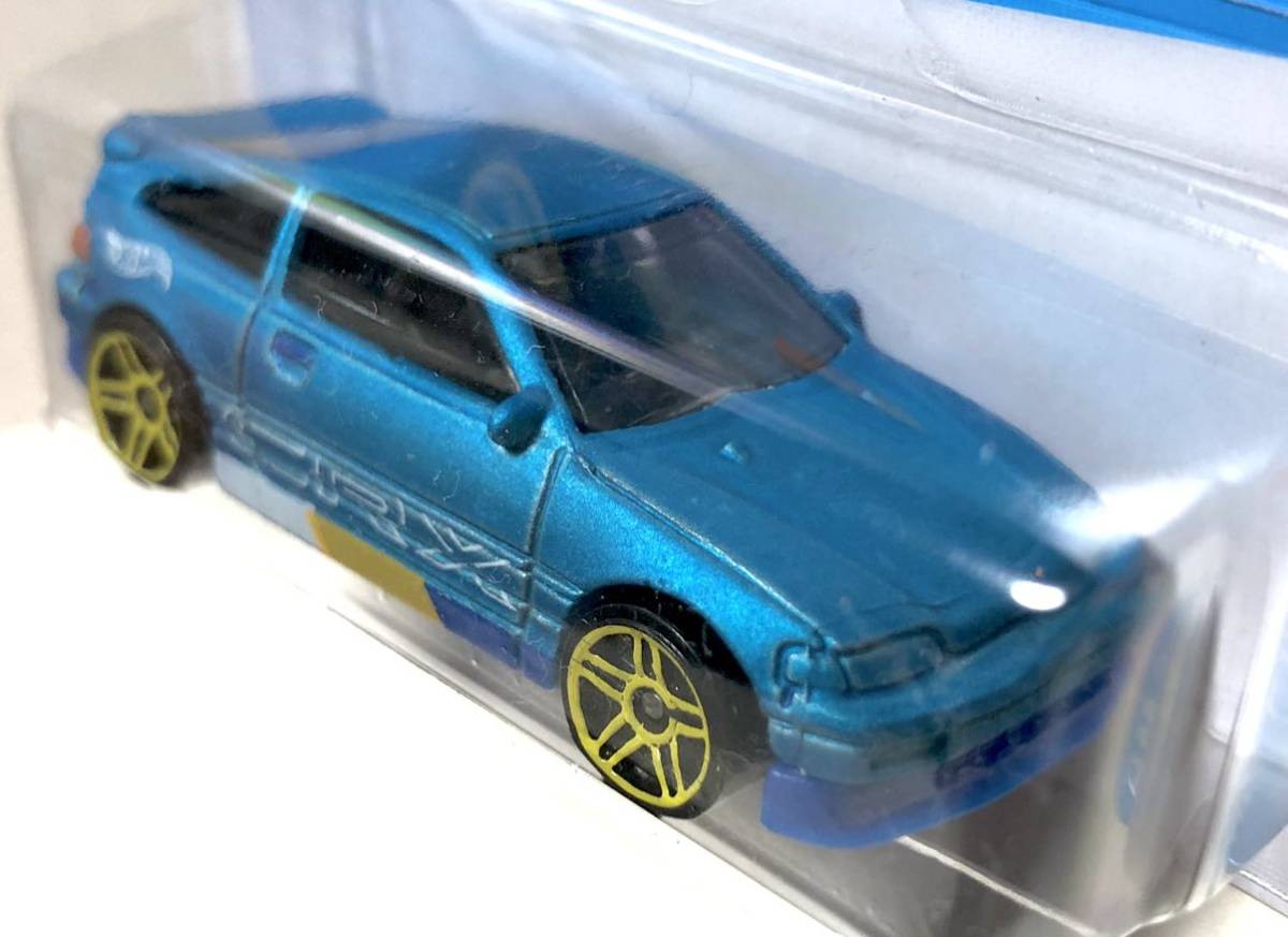 レア 1988 Honda CR‐X ホンダ 本田 本田技研工業 Ryu Asada リュウ アサダ 2023 2nd カラー HW J-Import Matte Light Blue ライトブルー_画像3