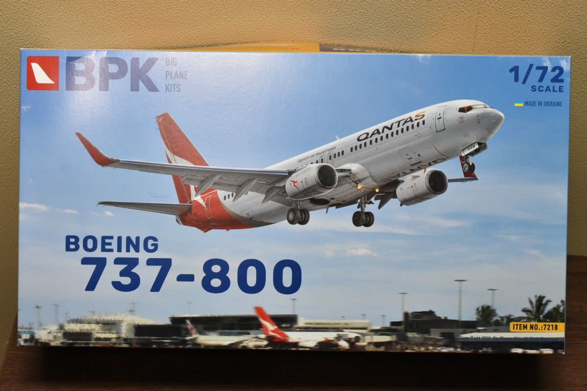1/72 BPK ボーイング 737-800 カンタス航空_画像1