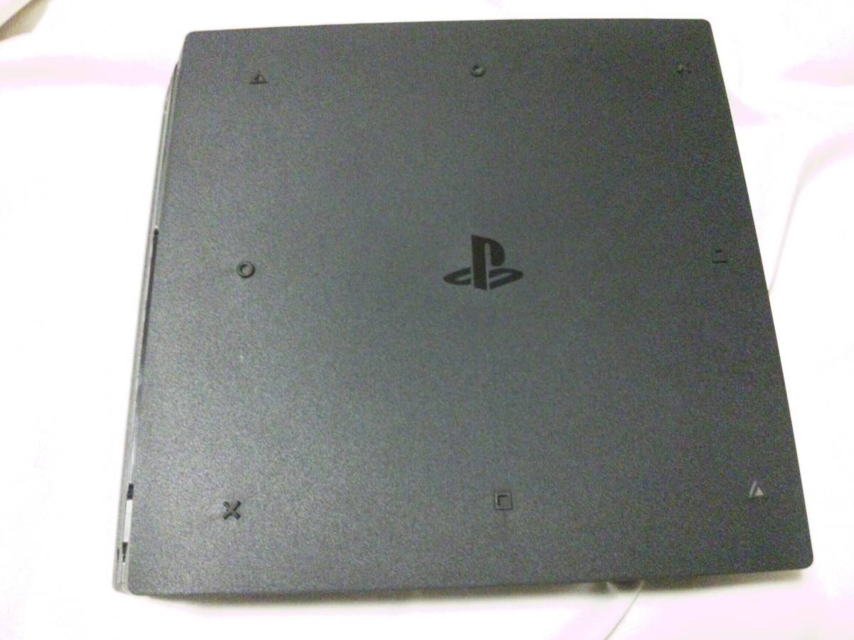 PS4 PlayStation 4 PRO body only CUH-7100 FW10.01 jet * black operation verification settled simple cleaning being completed black 