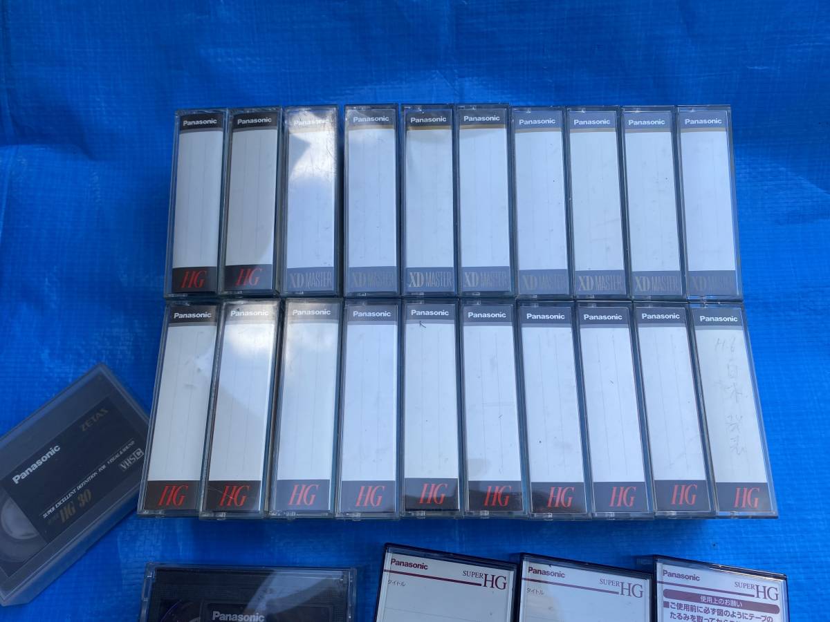 VHS-C カセットテープ　Panasonic　Victorなど　まとめ大量セット　約85本　中古現状_画像3